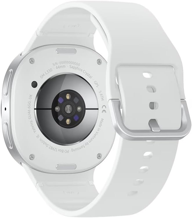 Samsung Galaxy Watch 8 (2025) 40mm LTE Smartwatch, Cushion Design, Fitness Tracker, Sleep Coaching, Running Coach, Energy Score, Heart Rate Tracking, Silver US Version (Renewed)