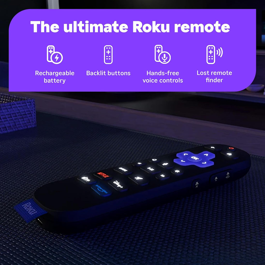 Roku Smart TV – 55-Inch Pro Series, Mini-LED TV – RokuTV with Backlit Voice Remote Pro Wall Mount Kit for 55-Inch Pro Series TV - Ultra-Slim with Minimalist