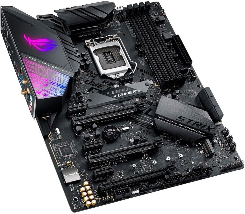 Asus ROG Strix Z390-E Gaming Motherboard LGA1151 (Intel 8th 9th Gen) ATX DDR4 DP HDMI M.2 USB 3.1 Gen2 802.11AC Wi-Fi