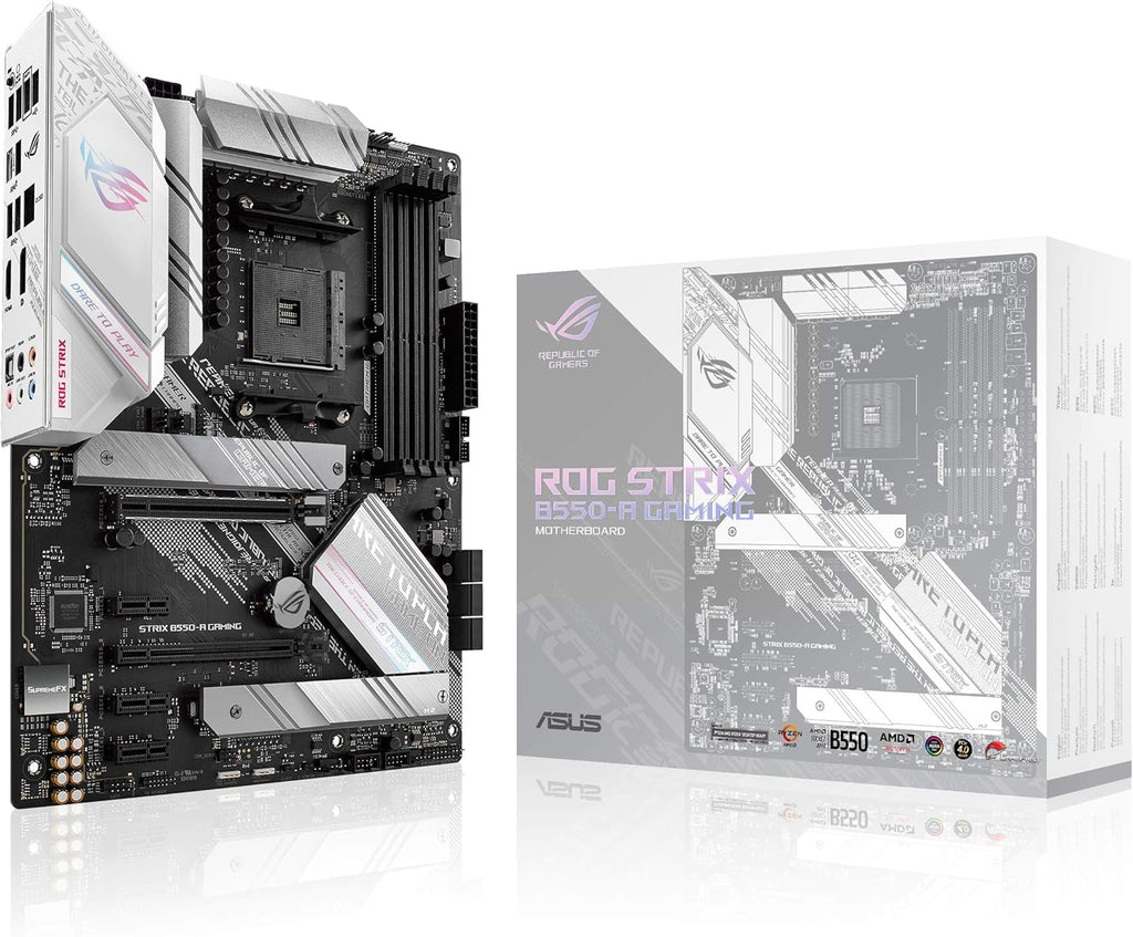 ASUS AMD B550 Socket AM4 Compatible Motherboard ROG STRIX B550-A GAMING ATX