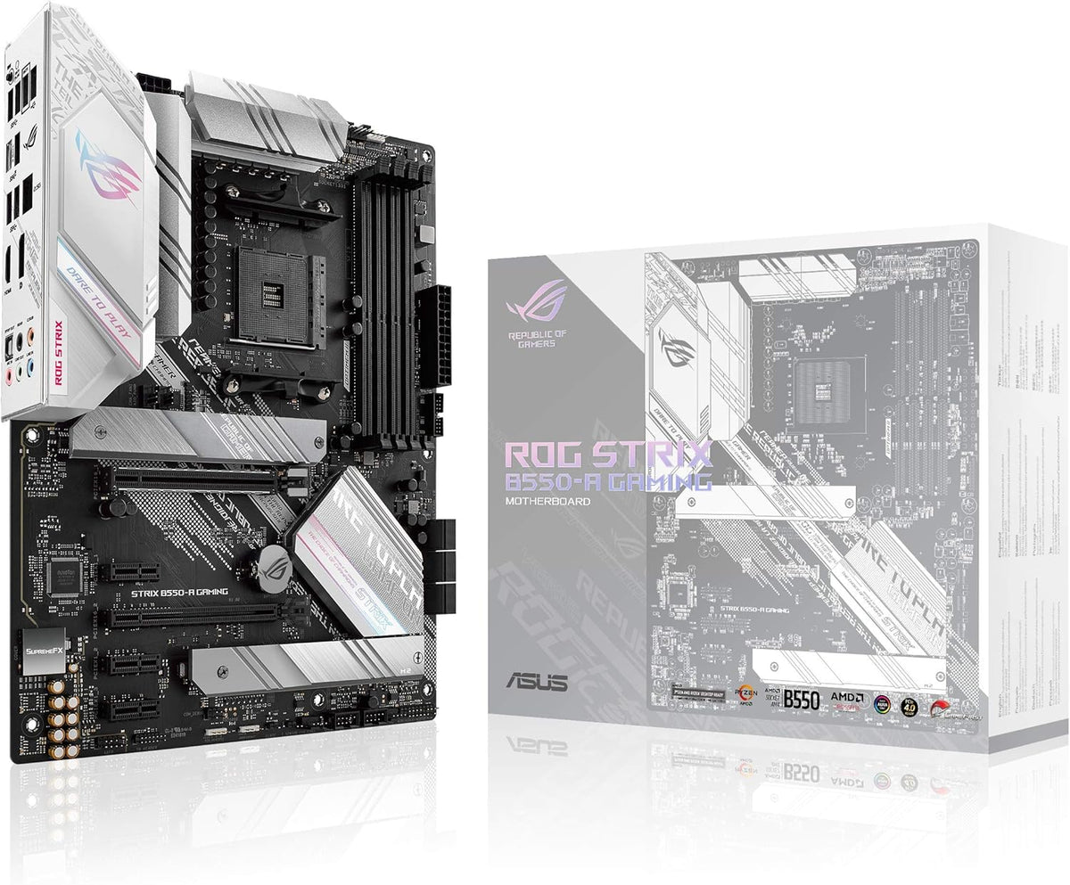 ASUS AMD B550 Socket AM4 Compatible Motherboard ROG STRIX B550-A GAMING ATX