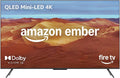 Amazon Ember 55" Mini-LED Series with Fire TV (newest model), QLED 4K UHD smart TV, Dolby Vision IQ, 144hz gaming mode, Ambient Experience, find shows faster with Alexa+
