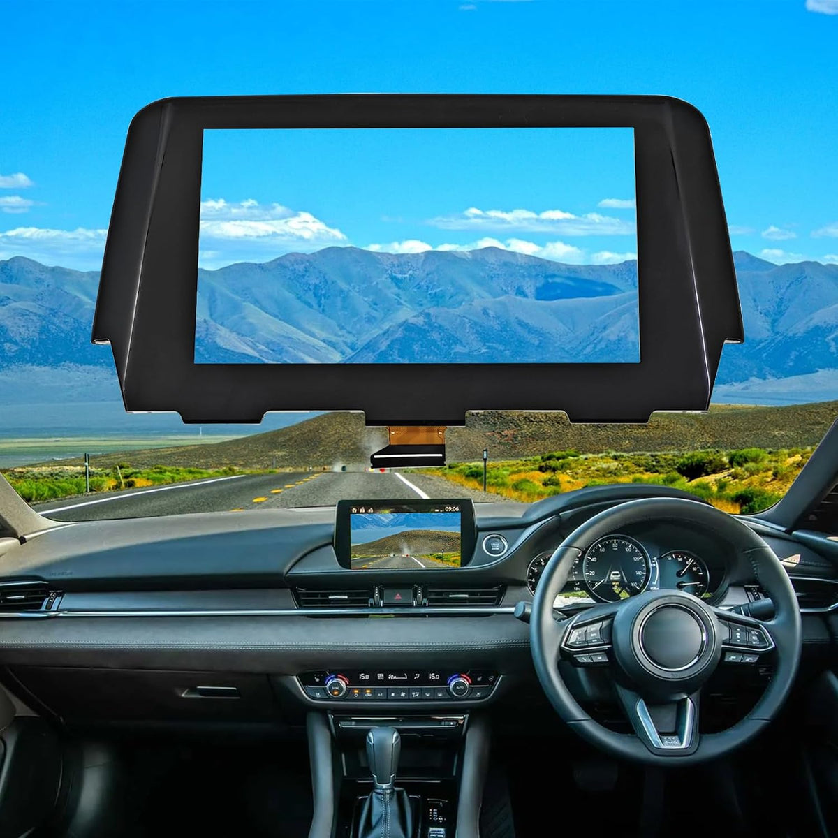 GRT7611J0 7 inch Touch Screen Digitizer 50-Pin Compatible with Mazda 6 2017 2018 2019 Radio Screen Replace# GRT7611J0 GRT7611J0A GRT7611J0B Navigation Glass Panel