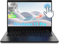 Lenovo ThinkPad L14 Business Laptop, 14" FHD (1920 x 1080) Touchscreen, Intel Core i7-10610U, 16GB RAM, 256GB SSD, Windows 11 Pro (Renewed)