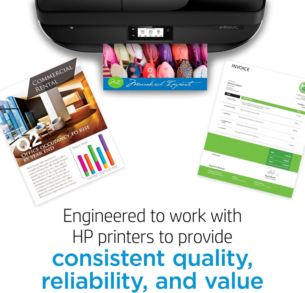 HP 936 Black, Cyan, Magenta, Yellow Ink Cartridges (4-Pack) | Works with OfficeJet 9120, Pro 9110, 9120, 9130, Wide Format 9730 | Eligible for Instant Ink | 6C3Z5LN