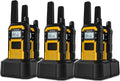Retevis RB48 2 Way Radio Long Range, IP67 Waterproof Walkie Talkies Adults, Drop-Proof, 2000mAh, Emergency, Heavy Duty Two Way Radios, for Job Site Construction Warehouse(6 Pack)