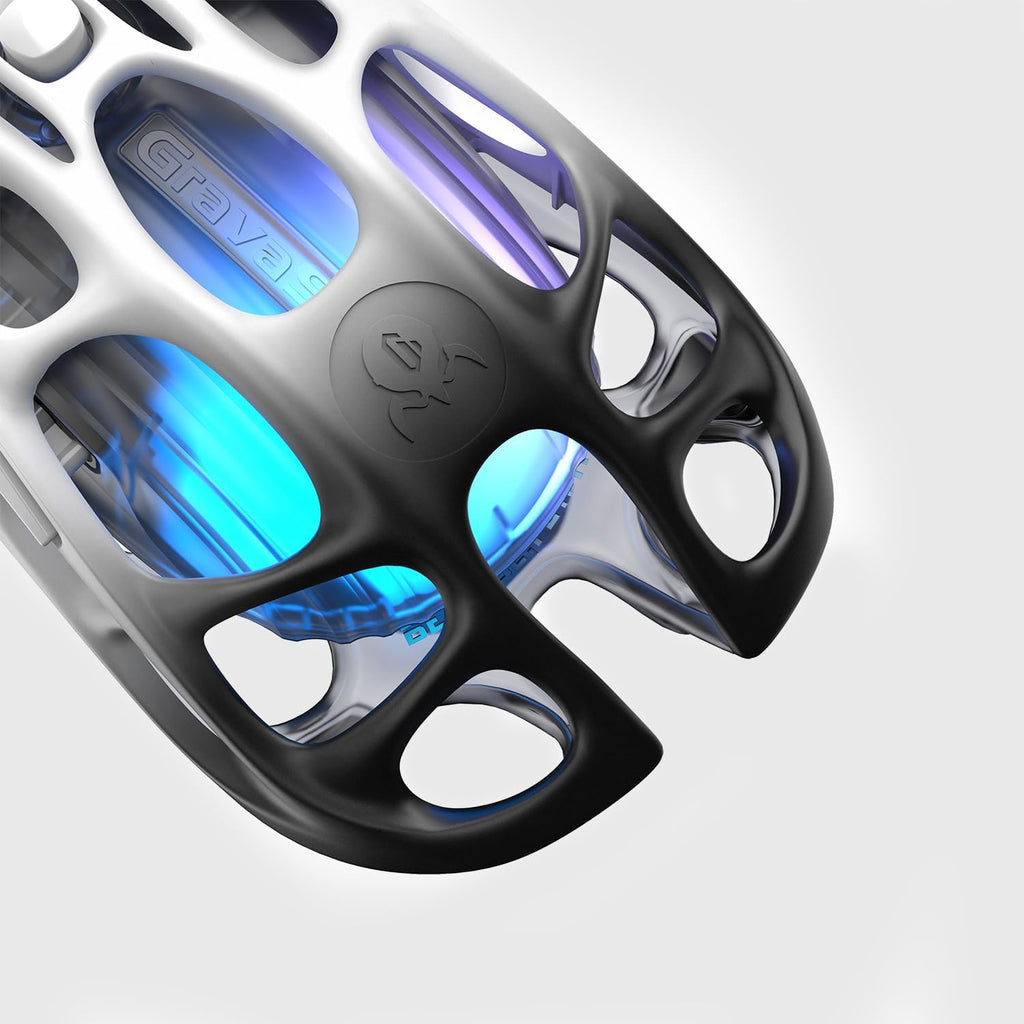 GravaStar Mercury M1 Pro Gaming Mouse, Lightweight Magnesium Alloy, 26,000 DPI, PAW3395DM Sensor, 5 Programmable Buttons, Support Wired/2.4GHz/BT, Up to 200 Hours Battery Life (Gradient Black)