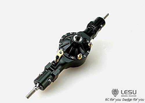 Lesu Metal Rear Axle Differential Lock 1/14 Rc Tractor Truck Tmy Model Q-9017