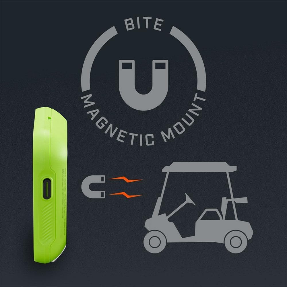 Bushnell Phantom 3 Slope GPS Golf Green with Slope Technology, Touchscreen, Magnetic Cart Mount with Wearable4U Towel Bundle, 60x76x18 mm, 362402