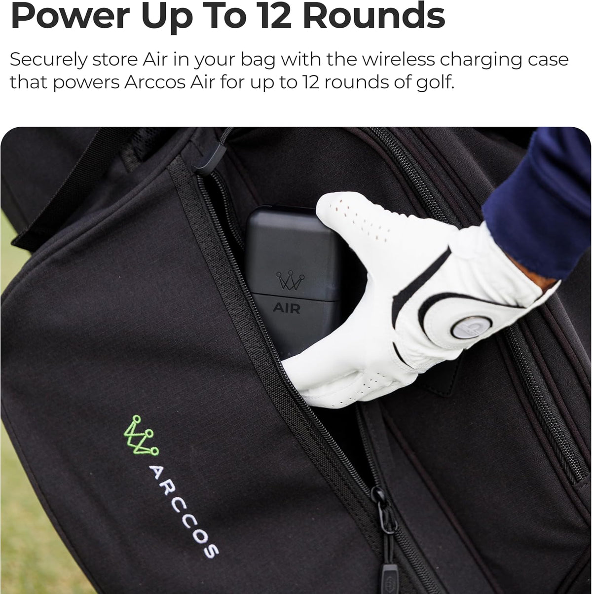 Arccos Air – Automatic Golf Game Tracking System with AI GPS Rangefinder & Strokes Gained Analytics (No Club Sensors Required, Free First Year Membership)
