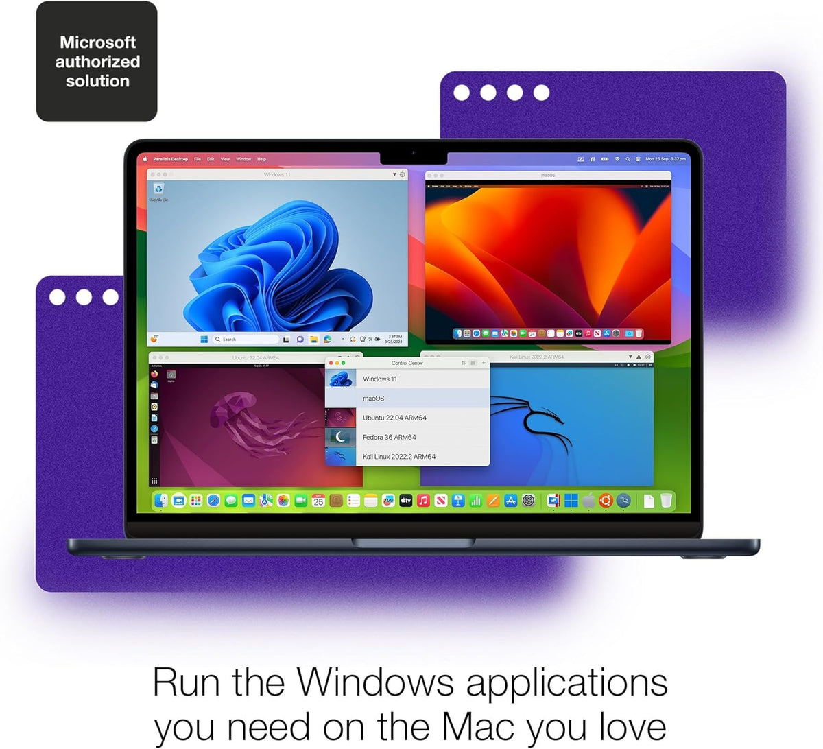 Parallels Desktop 26 for Mac Pro Edition | Run Windows on Mac Virtual Machine Software| Authorized by Microsoft | 1 Year Subscription Mac Download