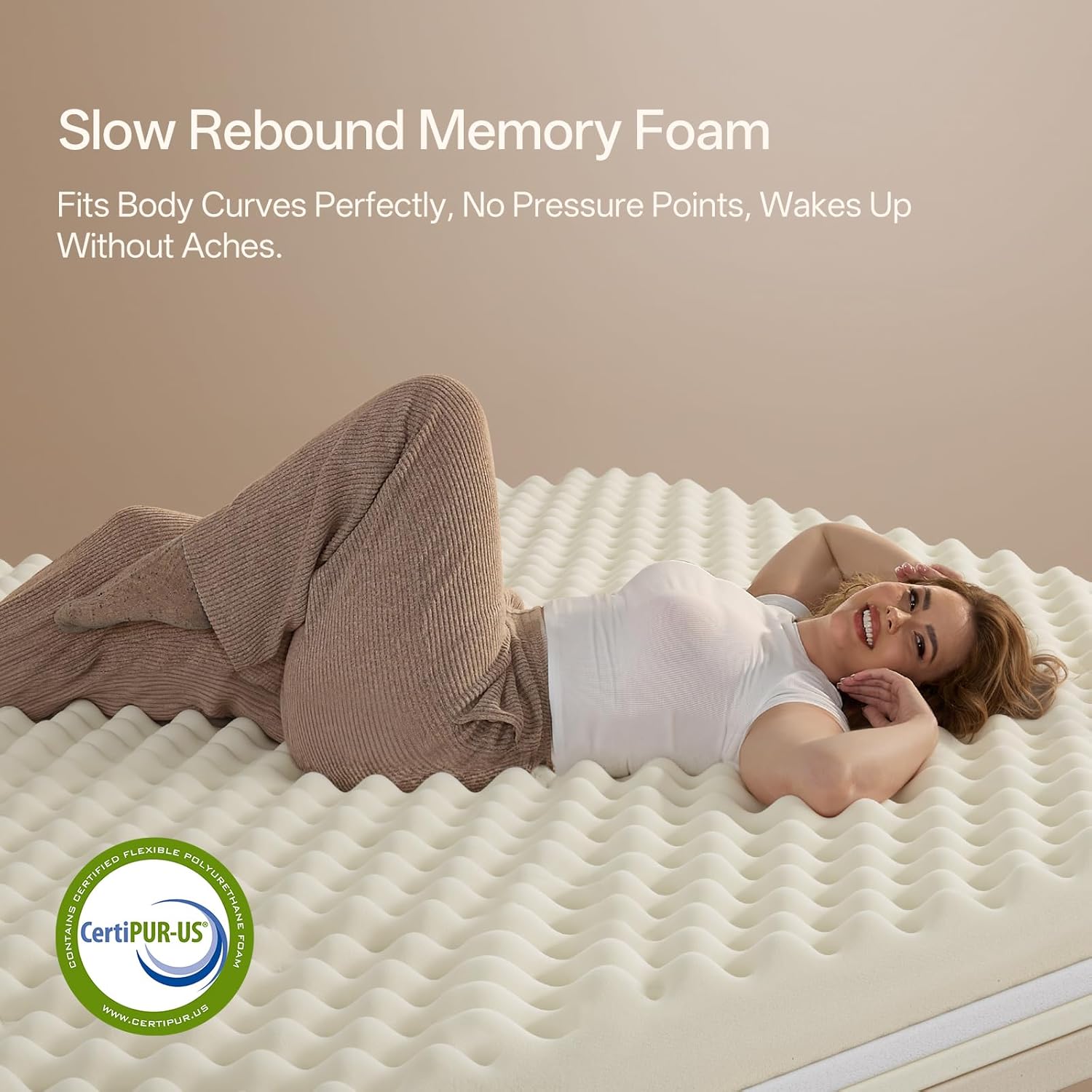 Queen Mattress 12 Inch, Medium Plush Hybrid Queen Size Mattress with Memory Foam & Individually Wrapped Pocket Coils, Pressure-Relieving Support & Motion-Reducing Design