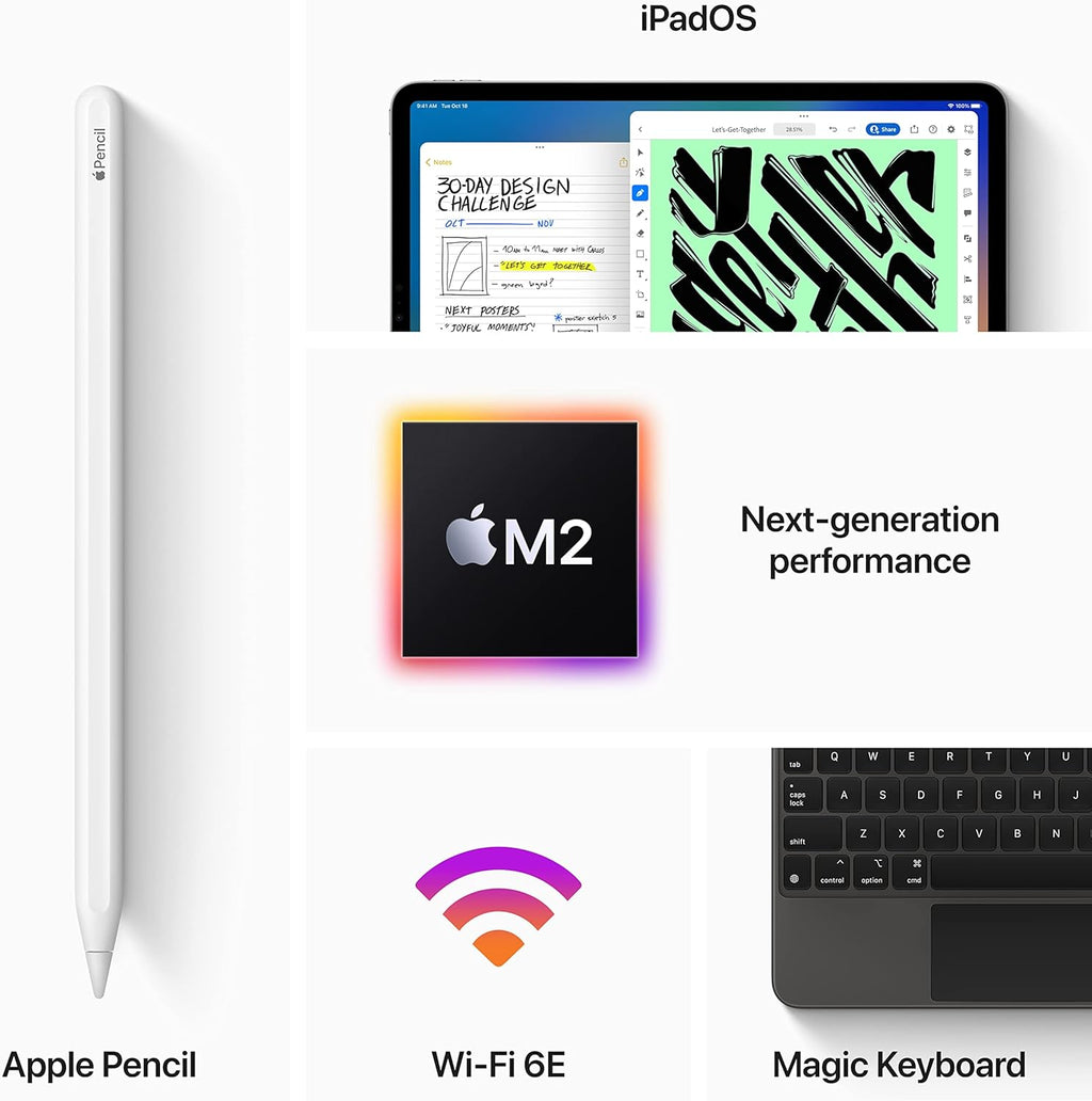 Apple 2022 iPad Pro, 11-inch, Wi-Fi, 256GB - Space Gray (Renewed Premium)
