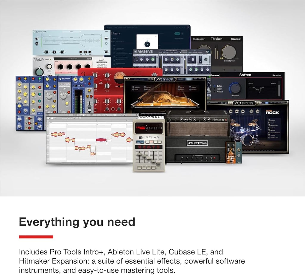 Focusrite Scarlett 4i4 4th Gen USB Audio Interface, for Musicians, Songwriters, Guitarists, Content Creators — High-Fidelity, Studio Quality Recording, and All the Software You Need to Record