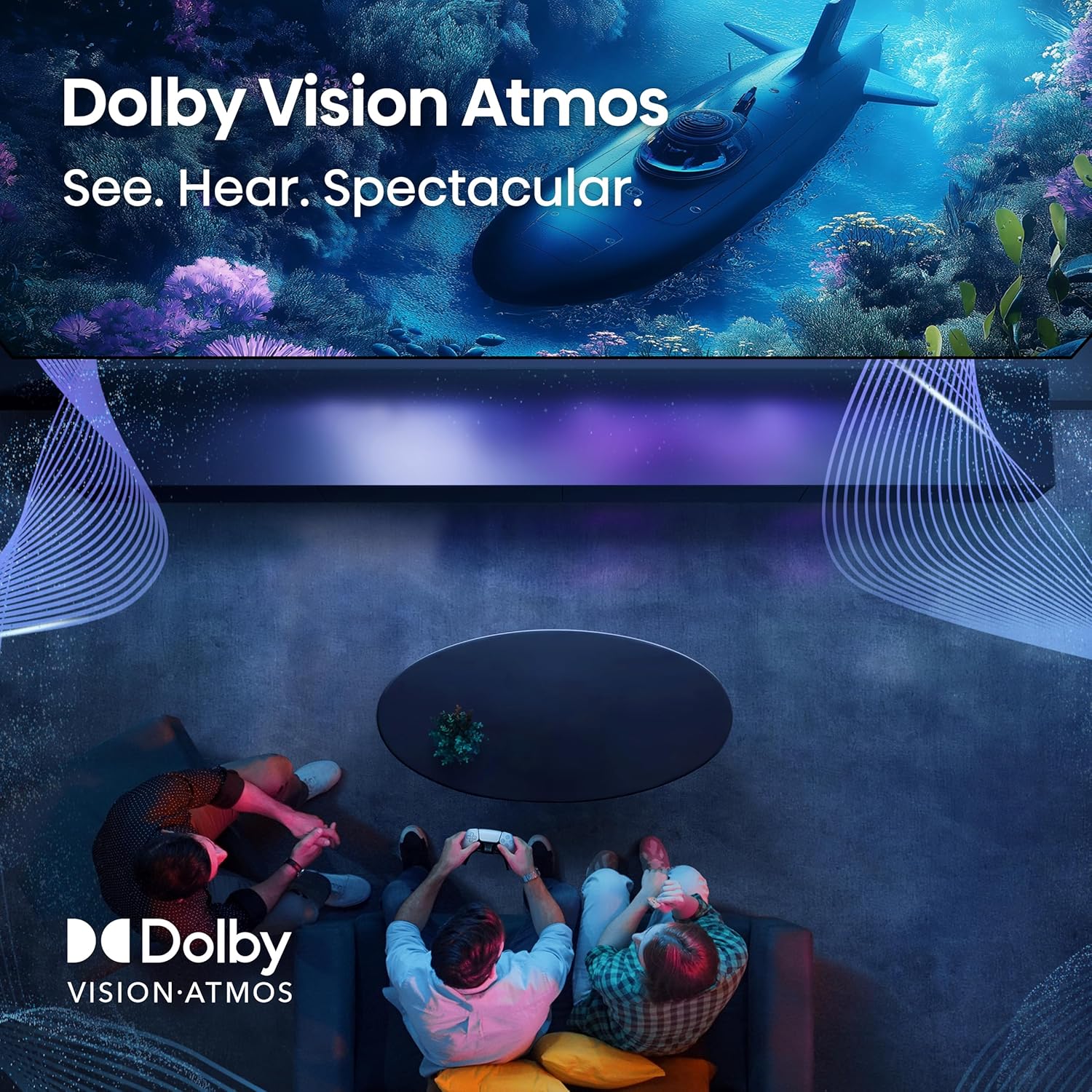 Hisense 43" E6 Cinema Series Hi-QLED 4K UHD Smart Fire TV (43E6QF, 2025 Model) - AI Light Sensor, Dolby Vision · Atmos, Voice Remote with Alexa, Motion Rate 120, HDR 10+ Adaptive, Game Mode Plus