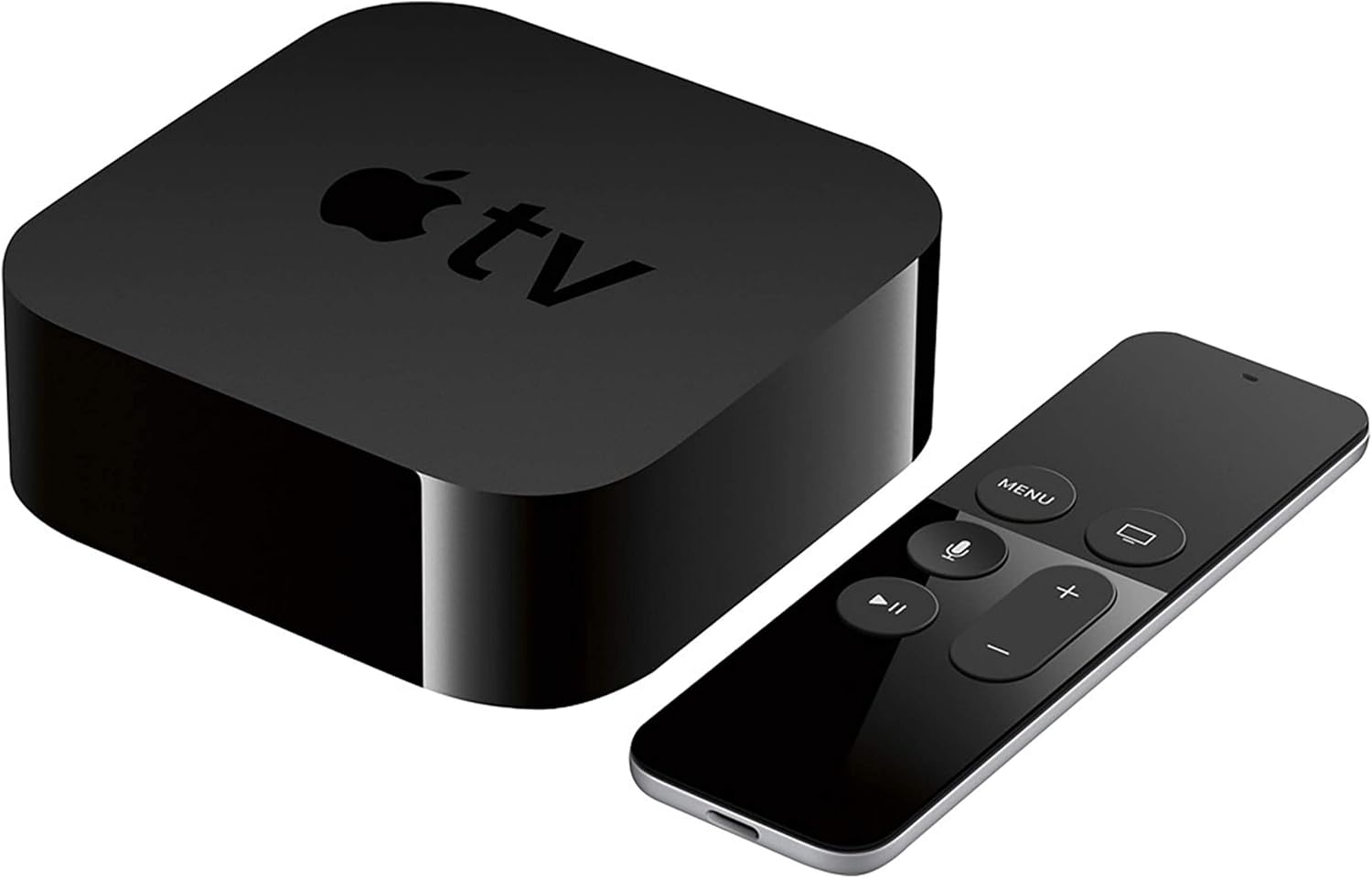 Apple TV 4K HD 32GB Streaming Media Player HDMI with Dolby Digital and Voice search by Asking the Siri Remote, Black, MQD22LL/A-32G (Renewed)