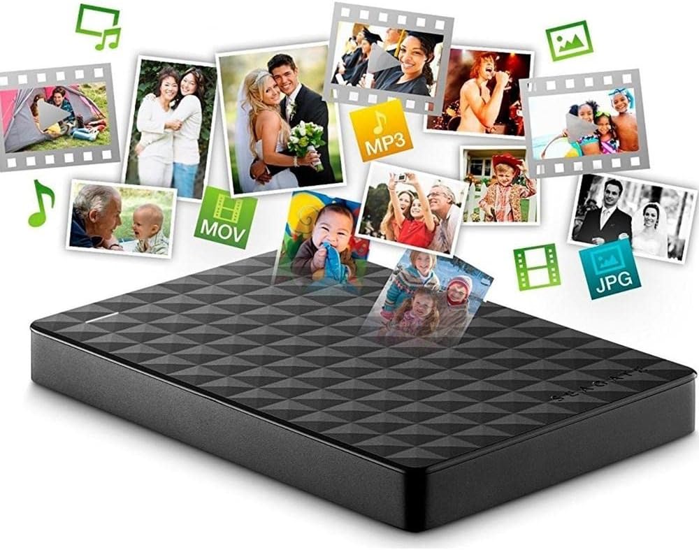 Seagate Expansion Portable 1TB External Hard Drive HDD – USB 3.0 for PC Laptop (STEA1000400)
