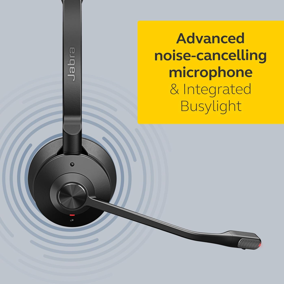 Jabra Engage 65 SE (Second Edition) Wireless Headset, Single-Ear – Telephone Headset with Industry-Leading Wireless Performance, Advanced Noise-Cancelling Microphone, All Day Battery Life - Black