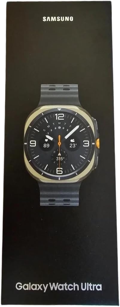 Samsung Galaxy Watch Ultra 2025 (64GB, 47mm, Unlocked LTE) AI Smartwatch with 1.5" AMOLED, Wi-Fi, Bluetooth, Heart Rate, GPS Fitness Tracker, International Model (Fast Charger Cube Bundle, Silver)