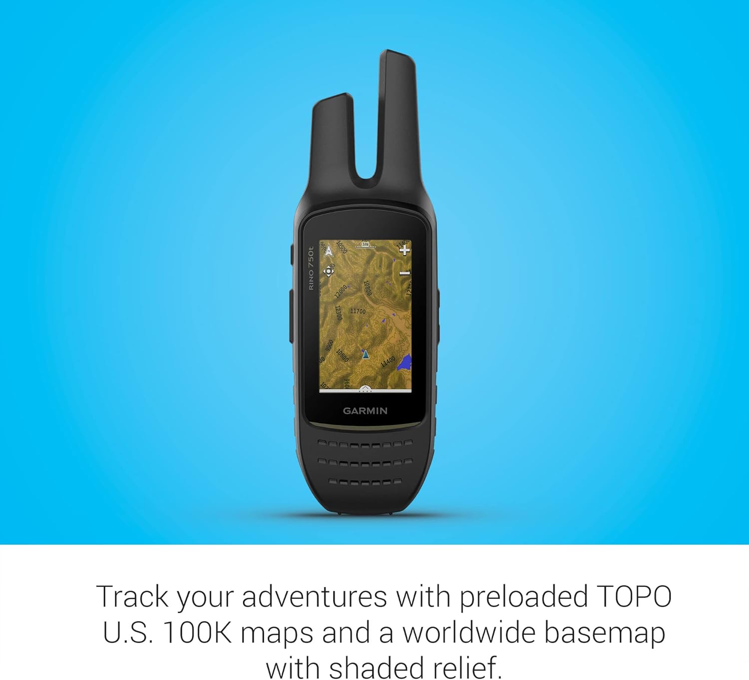 Garmin Rino 750t Two-Way Radio with Topo Mapping
