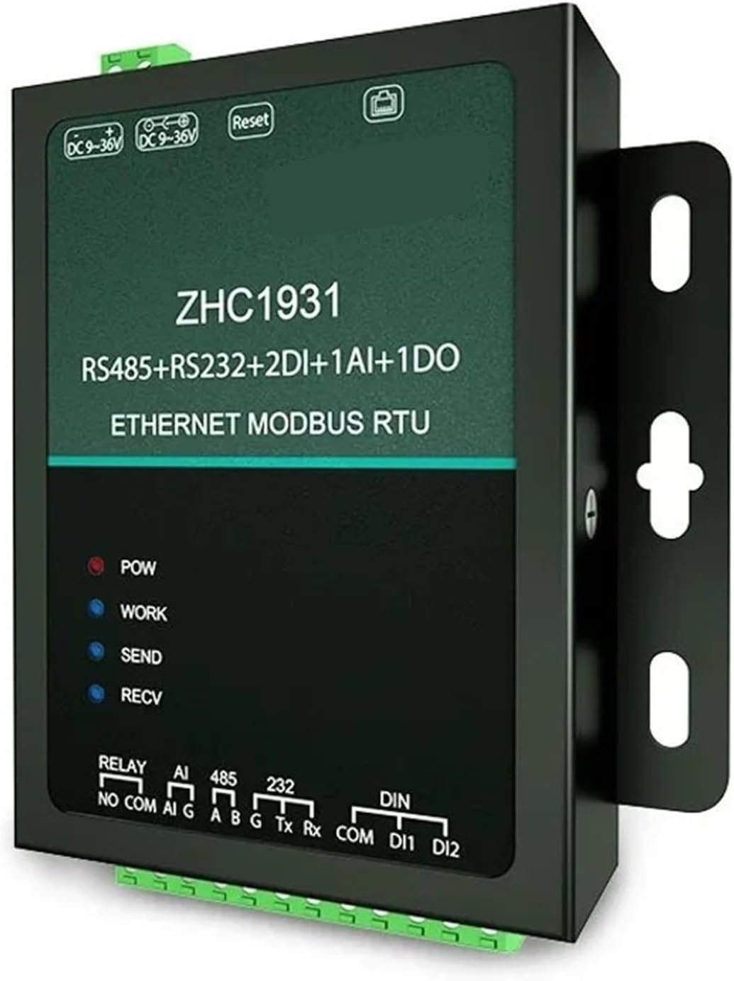 RS485/232/AI/DI to Ethernet Gateway with RS485 RJ45 Modbus Converter Communication & Networking Product Support MQTT HTTP