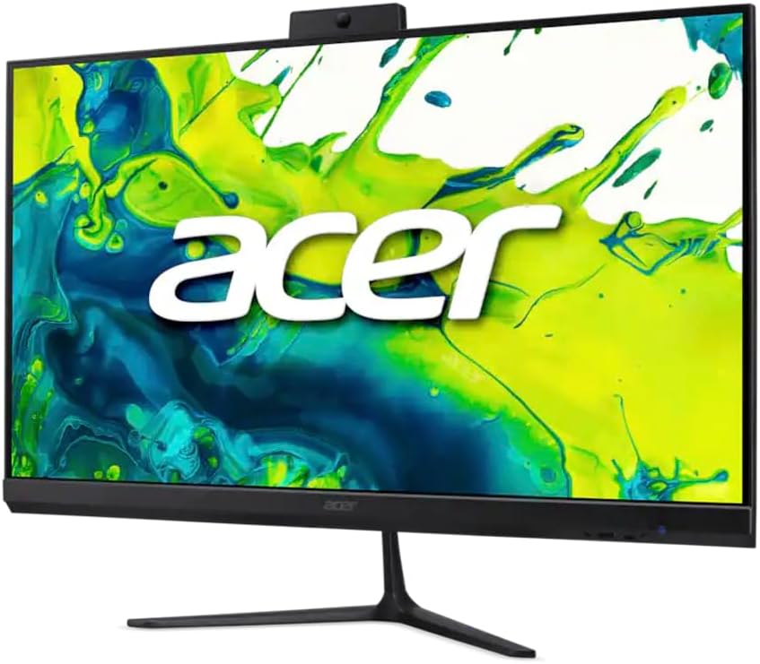 acer Aspire Business All-in-One 27" IPS FHD Display (AMD Ryzen 7 5825U, 16GB DDR4, 1TB SSD, AMD Radeon, WiFi 6E, Webcam, Bluetooth 5.3, Win 11 Home) (Renewed)