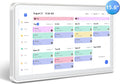 Digital Calendar 15.6", Touch Screen Electronic Calendar & Planner Wall Mountable, Instant Phone Sync, Photo Gallery, Custom Lists, Task Charts, Family Calendar for Home Office Organization