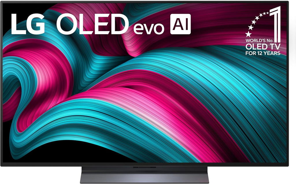 LG 48-Inch Class OLED evo AI Super Upscaling 4K C5 Series Smart TV w/Dolby Atmos & Vision, HDR10, Filmmaker Mode, Wow Orchestra, Alexa Built-in (OLED48C5PUA, 2025)