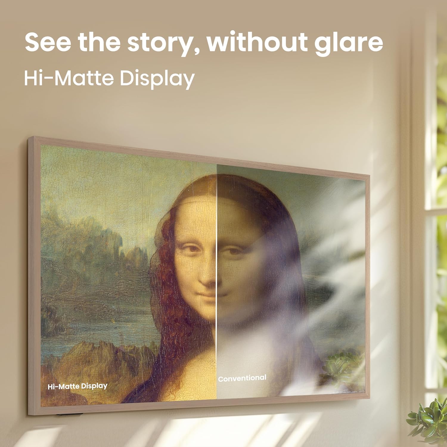 Hisense 50“ Hi-QLED S7 CanvasTV Series 4K UHD Google Smart Art TV (50S7SG, 2026 New) - Art Mode, Anti-Glare Panel, Dolby Vision HDR, Hi-Matte Display, Frame & UltraSlim Wall Mount Included