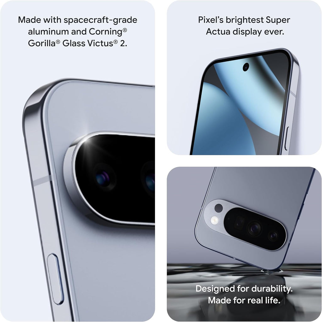 Google Pixel 10 Pro XL - Unlocked Android Smartphone - Gemini AI Assistant, Triple Rear Camera System, and 6.8" Super Actua Display - Moonstone - 256 GB (2025 Model) (Renewed)