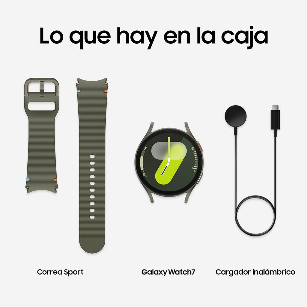 Samsung Galaxy Watch 7 | 44mm | AI Smartwatch w/ 1.5" AMOLED, Wear OS 5, Wi-Fi, Bluetooth, Heart Rate, Sleep Apnea & GPS Fitness Tracker | International Model L310 | w/Fast Charger, Green