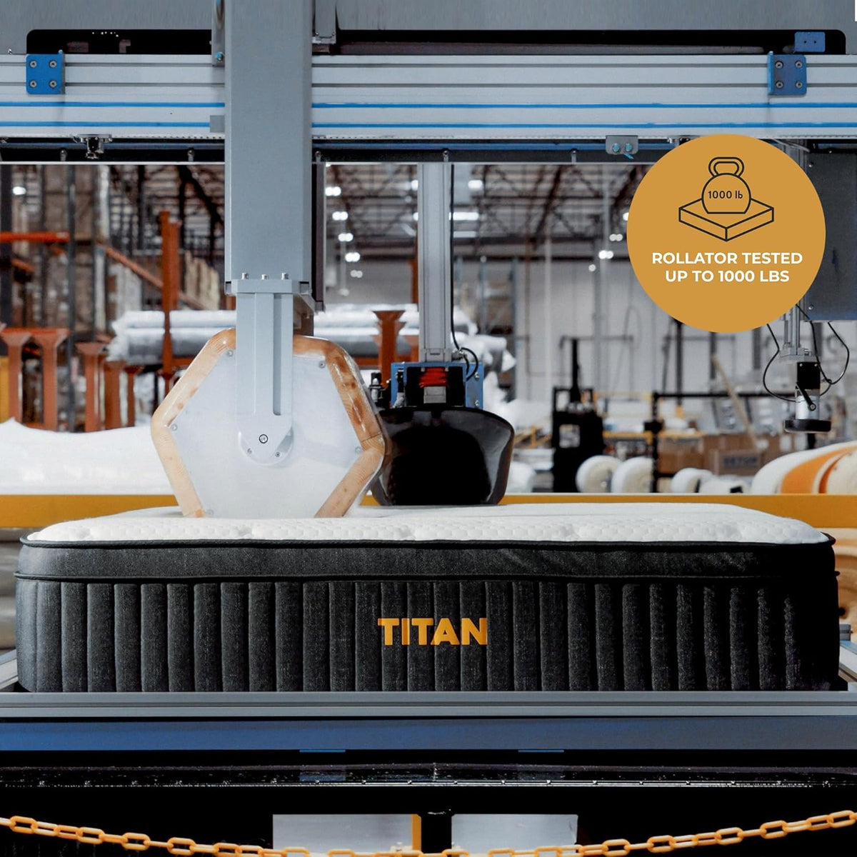 Brooklyn Bedding Titan 13" Hybrid Luxe Mattress for Plus Size Sleepers, Split Cal King 36x84, Order 2 to Make a Set
