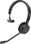 Jabra Evolve 65 TE (Third Edition) Wireless Single-Ear Headphones - Noise-Canceling Mic, 16 hrs Battery Life, Dual Connectivity, Works with All UC Platforms Like Zoom & Google Meet, Black