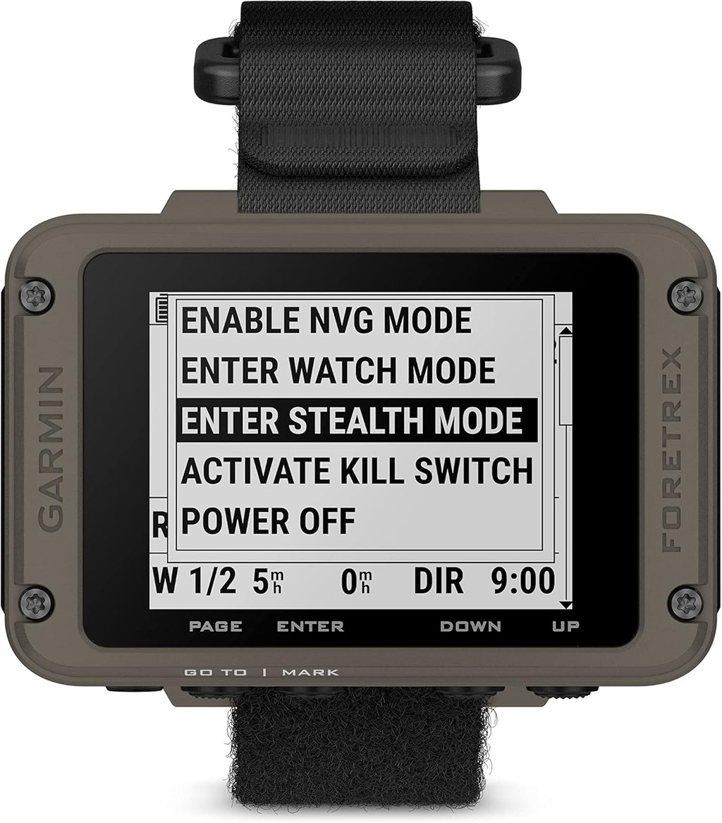 Garmin Foretrex 901 Wrist-Mounted GPS Navigator with Strap, Ballistic Edition with AAA Batteries and E-Bank Bundle