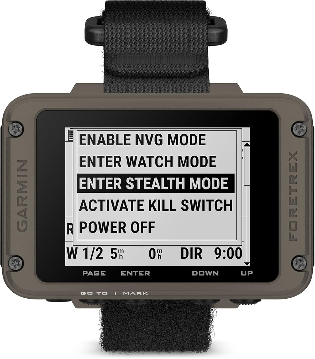 Garmin Foretrex 901 Wrist-Mounted GPS Navigator with Strap, Ballistic Edition with AAA Batteries and E-Bank Bundle