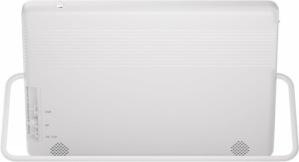 SYLVOX Waterproof Portable TV, 15.6" Shower TV 1080P Smart TVs for Bathroom, 10000mAh Rechargeable Battery Operated (4-6H Play Time), IP66 Waterproof, Voice Assistant, 360° Rotating Kickstand