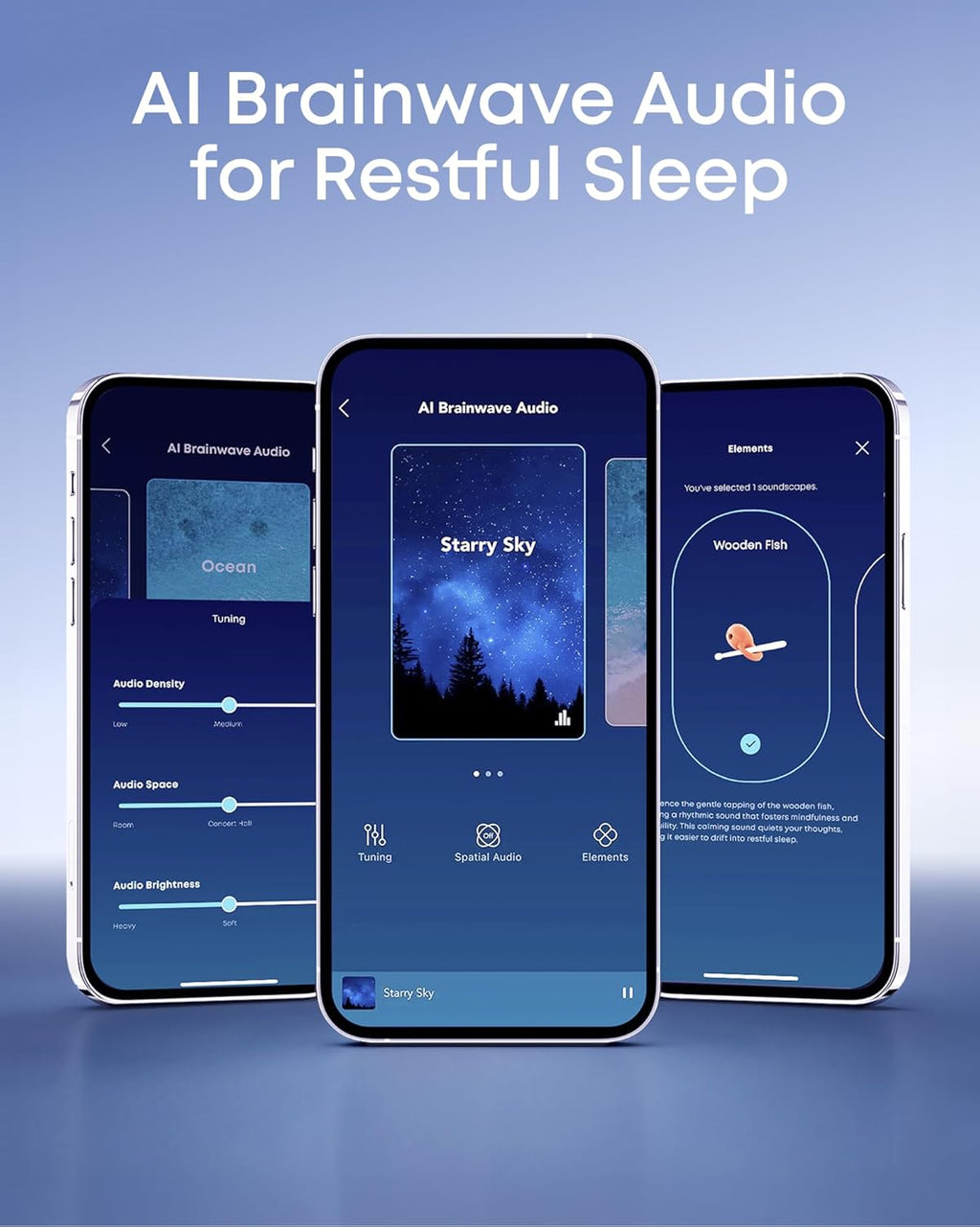 Soundcore Sleep A30 by Anker Sleep Earbuds, Smart Active Noise Cancelling Sleep Headphones, Adaptive Snore-Masking System, Ultra-Comfort for Side Sleepers, 45H Playtime(Renewed)