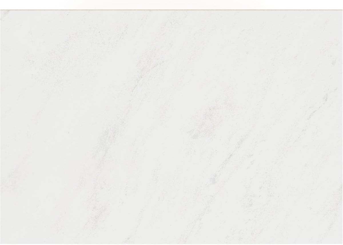Signature Design by Ashley Cadmori Casual Faux Marble Tabletop 1 Drawer Nightstand with Open Shelf, Ambient Lights, Wireless Charging and USB-C Ports, 26.57" Tall, Light Brown & White
