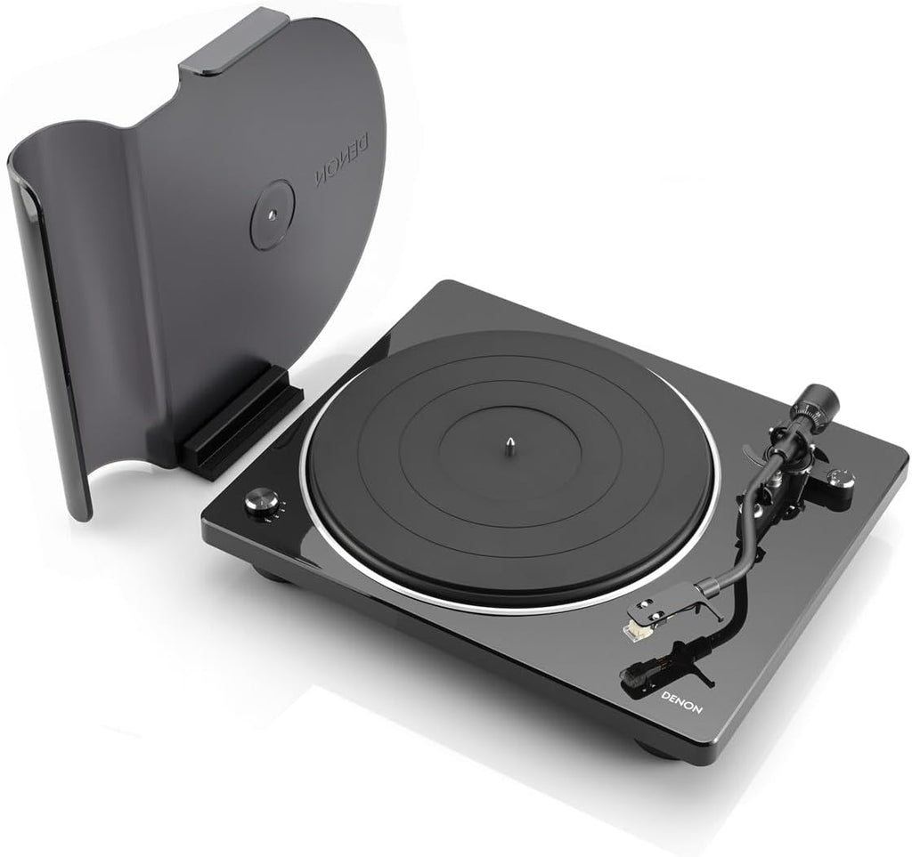 Denon DP400 Record Player, Modern Turntable for 33-1/3, 45 and 78 RPM Vinyl Records, Stereo RCA Output, Phono Preamp Output with Equalizer, Auto Speed Sensor and Special Tonearm