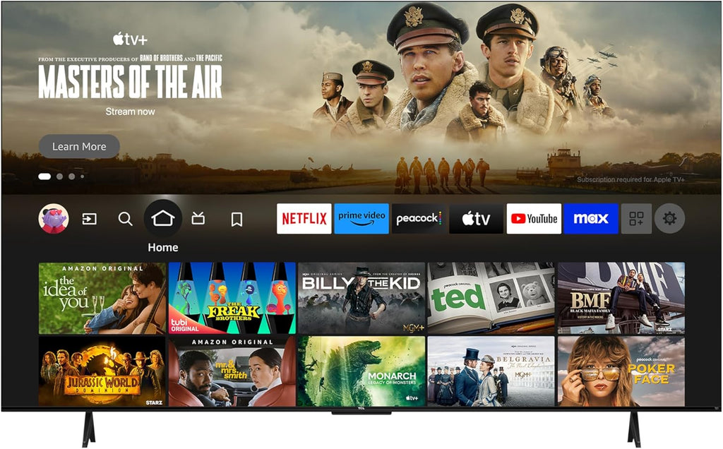 TCL 75-Inch Class Q65 QLED 4K Smart TV with Fire TV (75Q651F, 2024 Model), Dolby Vision and Atmos, HDR PRO+, Alexa Built-in with Voice Remote, Apple AirPlay 2 Compatibility, Streaming Television