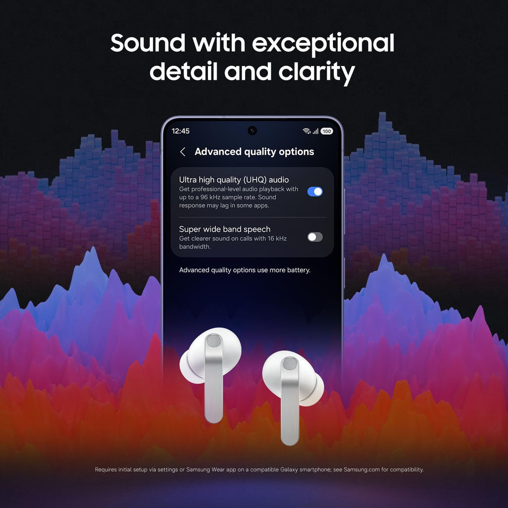 Samsung Galaxy Buds 4 Pro (2026) AI True Wireless Bluetooth Earbuds, Hi-Res Audio, 2-Way Speaker, ANC 2.0, Optimized Comfort, IP57, Live Translation, Black US Version, 2 Yr Warranty