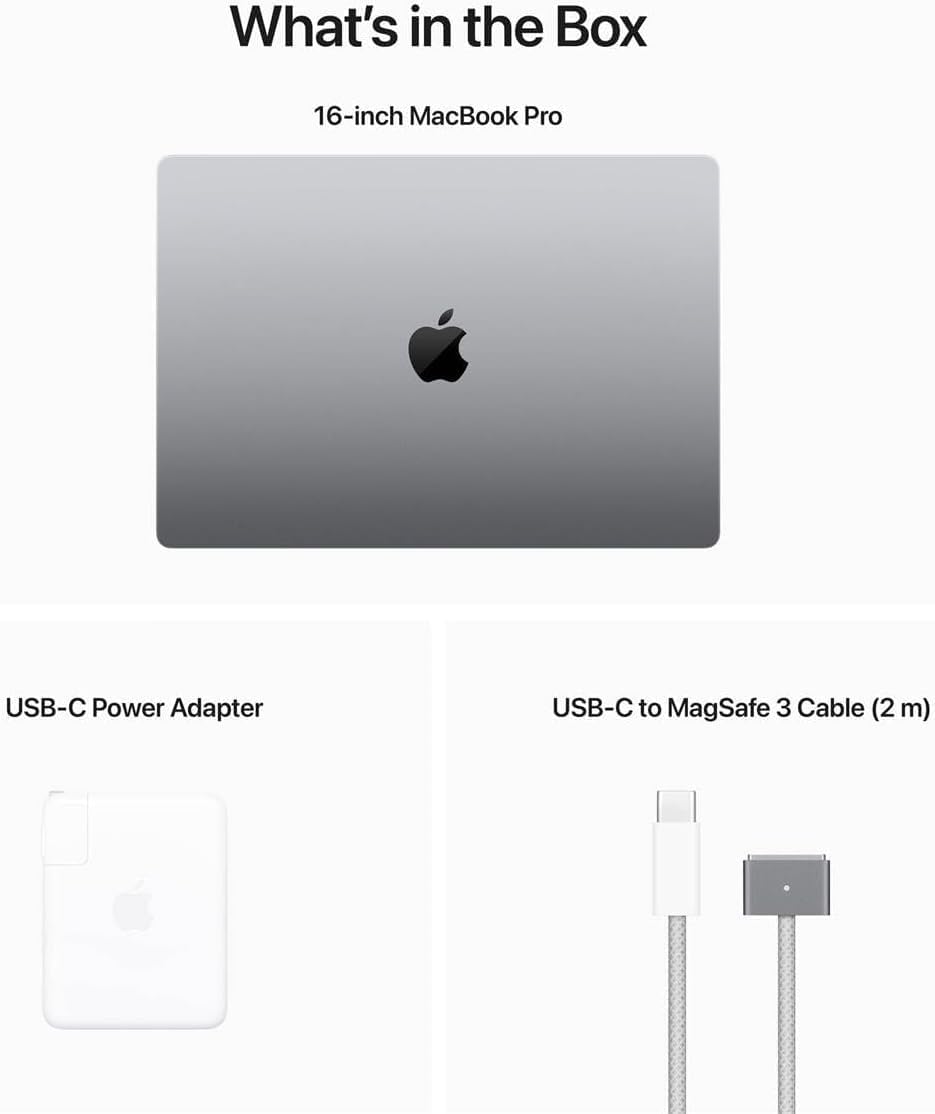 Apple 2023 MacBook Pro with Apple M2 Pro Chip with 10CPU & 16GPU, 14-inch, 16GB RAM, 512GB SSD Storage, Space Gray (Renewed)