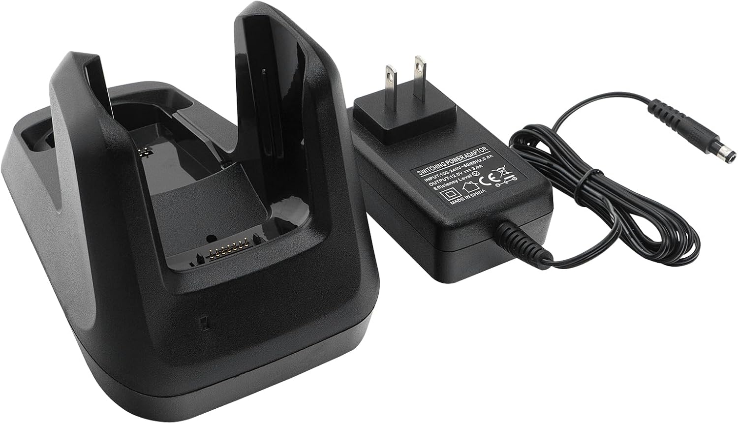 Charger Cradle for Zebra MC3300 MC3300x MC3300ax MC3400 MC330K MC330M MC330L MC333R MC3450 Barcode Scanner, CRD-MC33-2SUCHG-01, Single Slot Charging Dock & Communication Station