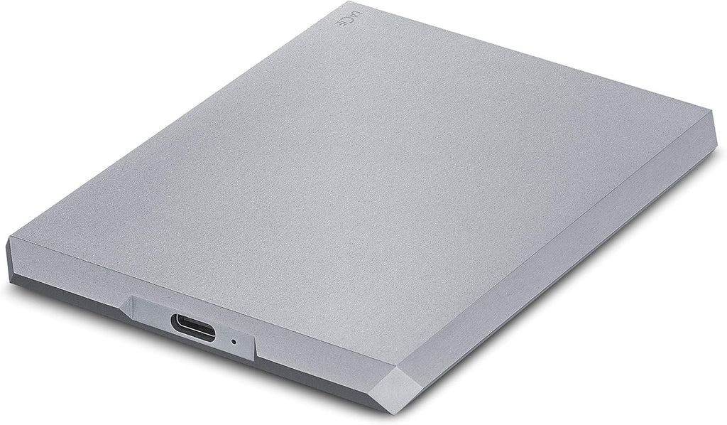 LaCie Mobile Drive 1TB External Hard Drive HDD – Space Gray USB-C USB 3.0, for Mac and PC Computer Desktop Workstation Laptop (STHG1000402)