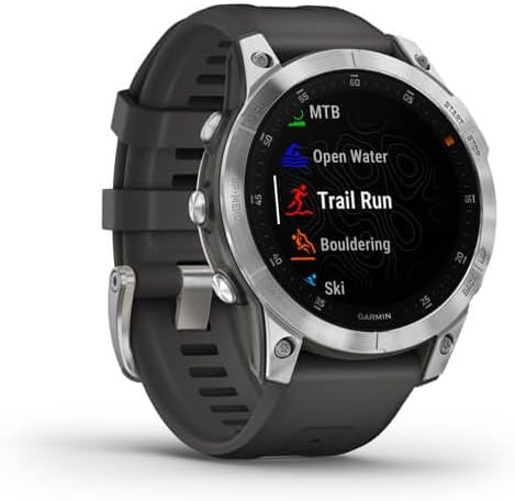 Garmin epix Gen 2, Premium Active smartwatch, Touchscreen AMOLED Display, Adventure Watch with Advanced Features, Slate Steel