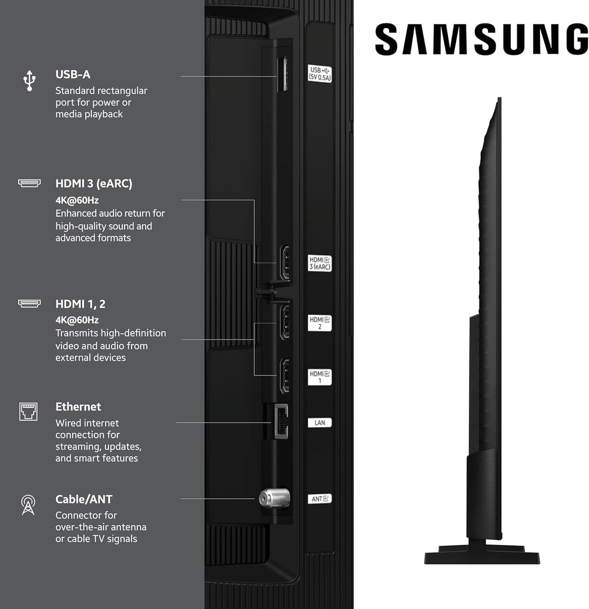 Samsung 43-Inch Class QLED Q7F Series Samsung Vision AI Smart TV (2025 Model, 43Q7F) Quantum HDR, Object Tracking Sound Lite, Q4 AI Gen1 Processor, 4K upscaling, Gaming Hub, Alexa Built-in