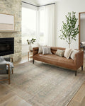 Loloi Angela Rose Aubrey Collection AUB-03 Jade/Natural 10'-0" x 14'-0", .19" Pile Height, Area Rug