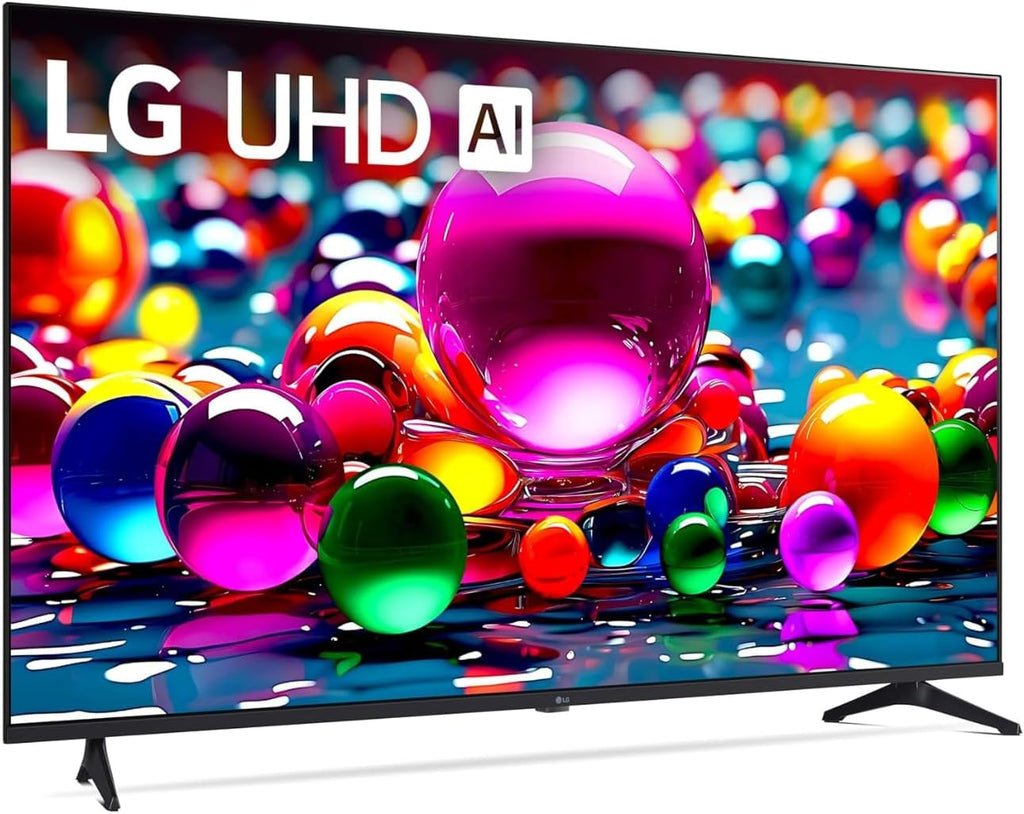 LG 50" (2025 Model) UHD AI UA75 Smart TV HDR10 Bluetooth a7 AI Processor 4K Gen8 Filmmaker Mode webOS 25 + Wall Mount Compatible with Alexa(Renewed)