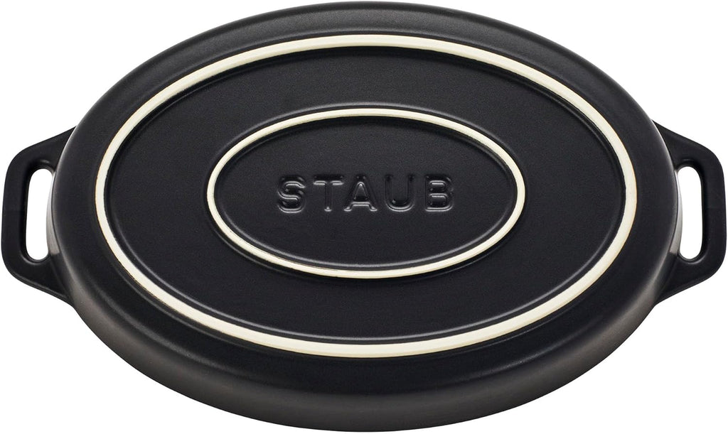Staub Ceramic Stoneware 5-Pc Mixed Baking Dish Set – Matte Black