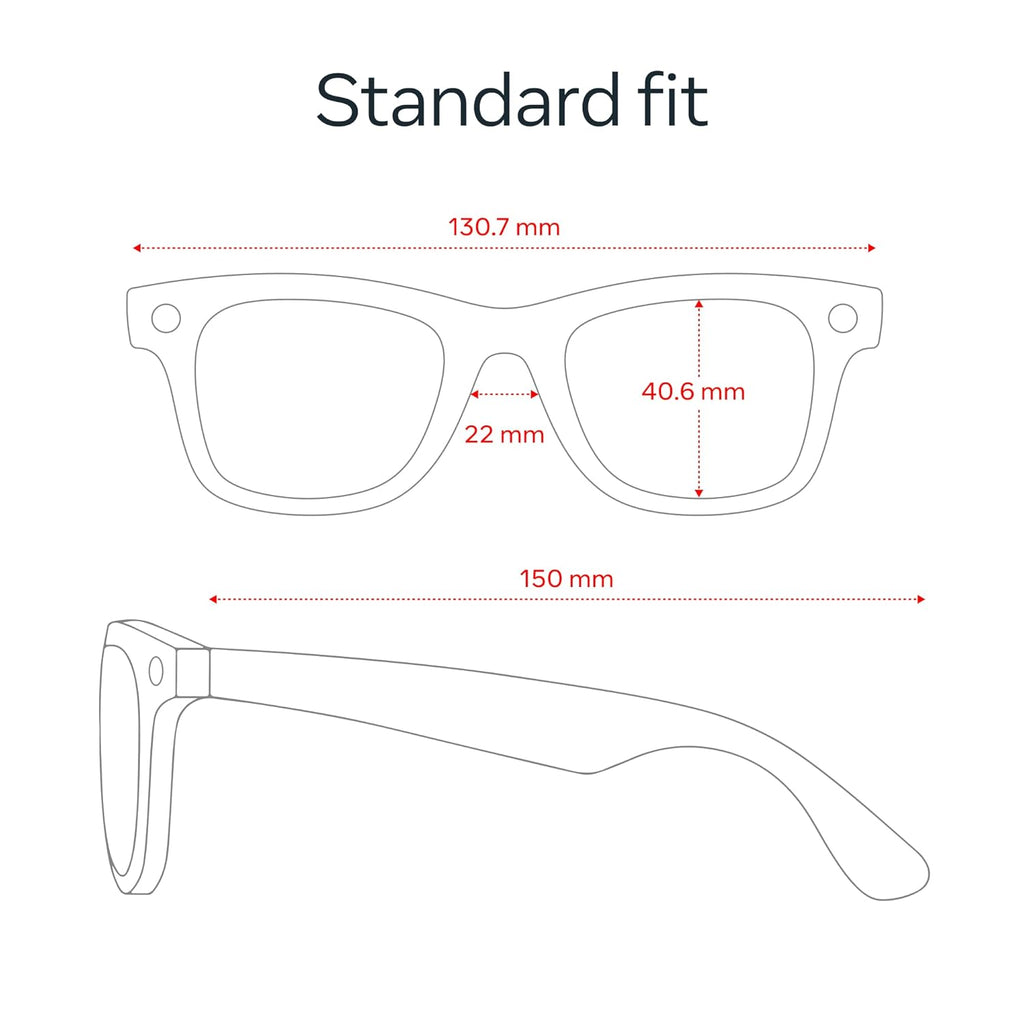 Ray-Ban Meta (Gen 2), Wayfarer, Matte Black | Smart AI Glasses for Men, Women — 2X Battery Life — 3K HD Resolution — 12 MP Ultra-Wide Camera, Audio, Video — Polarized Gradient Graphite Lenses